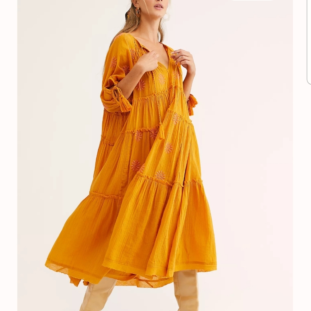 Last Chance! NWT Free People Celestial Skies Midi